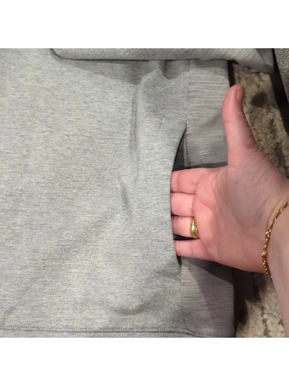 Nike Grey Hooded Sweatshirt